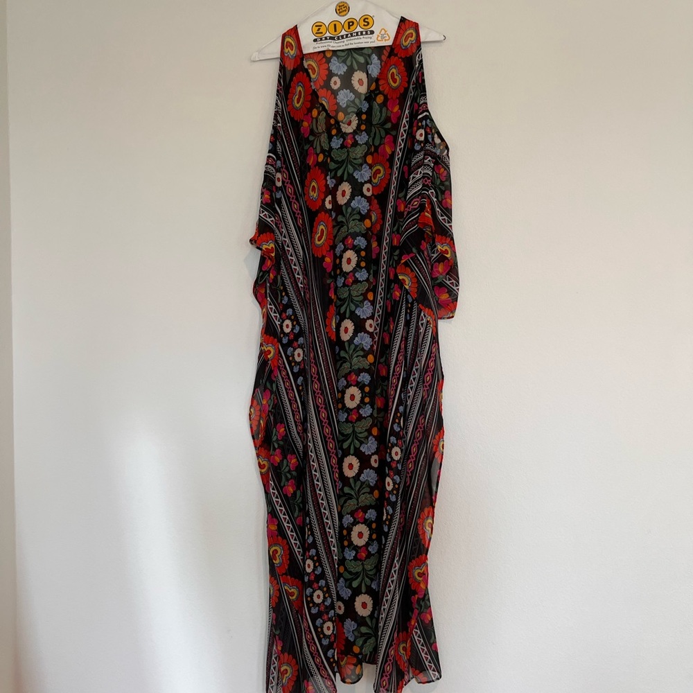 Show Me Your MuMu Cold Shoulder Floral Maxi Dress